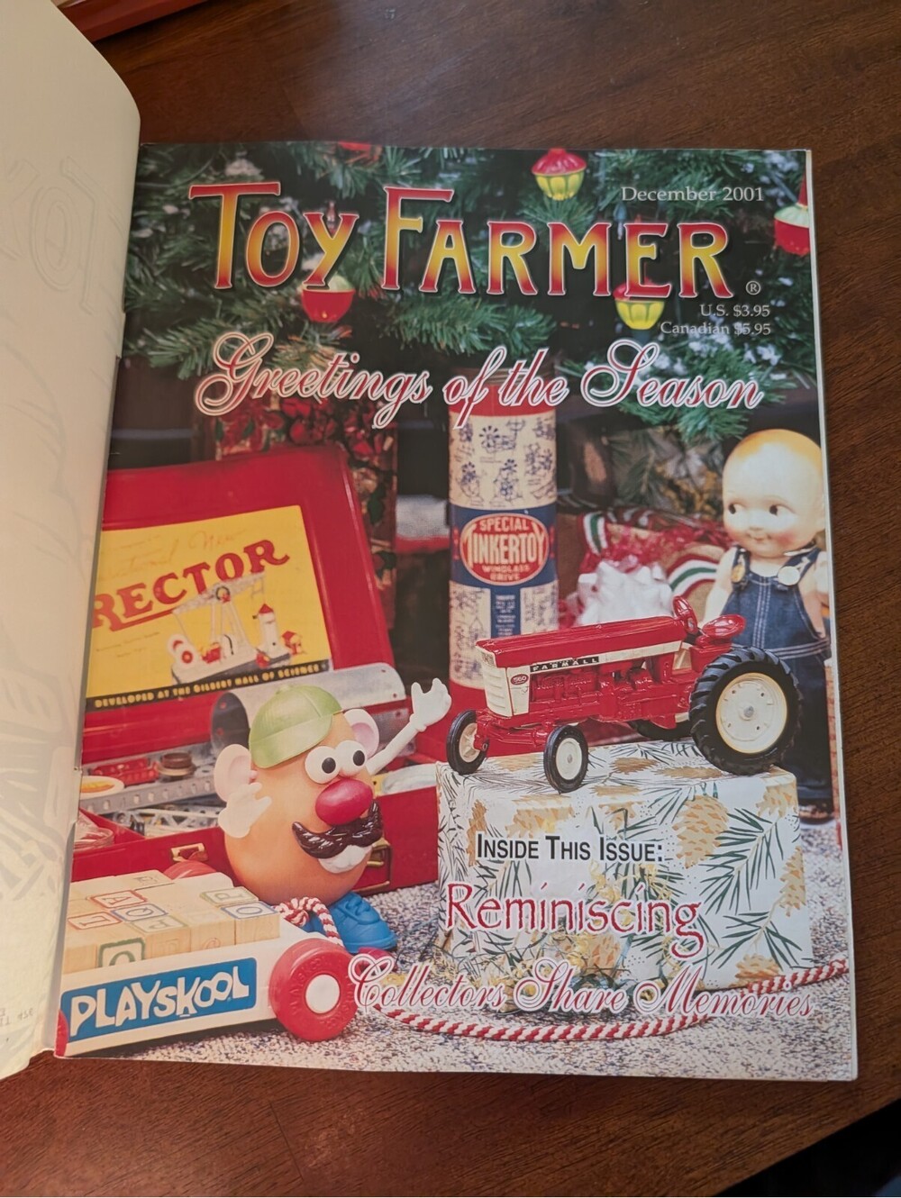 Toy Farmer Magazine Of Diecast, Pedal Cars, collectors share memories Dec 2001
